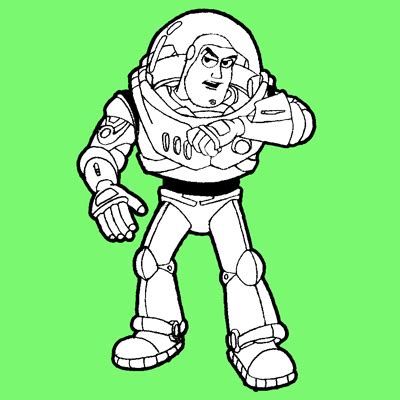 How To Draw Buzz Lightyear From Toy Story 1 2 And 3 With Easy Steps