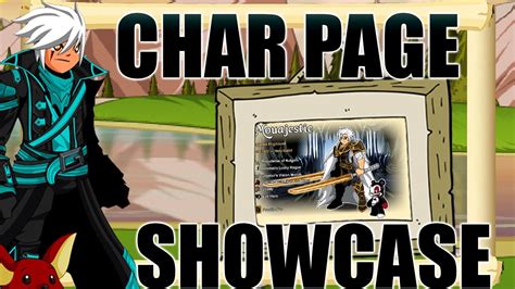 Aqw Char Page Showcase September Youtube