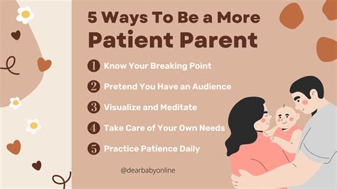5 Ways To Be A More Patient Parent Dearbaby Singapore