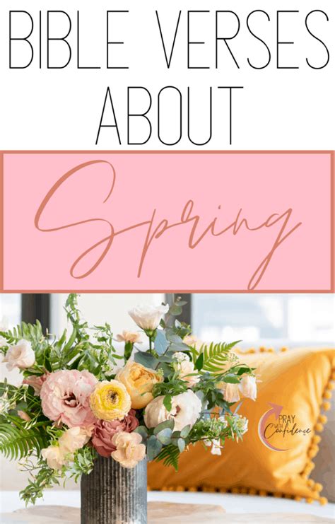 20 New Life And Encouraging Bible Verses About Spring Pray With