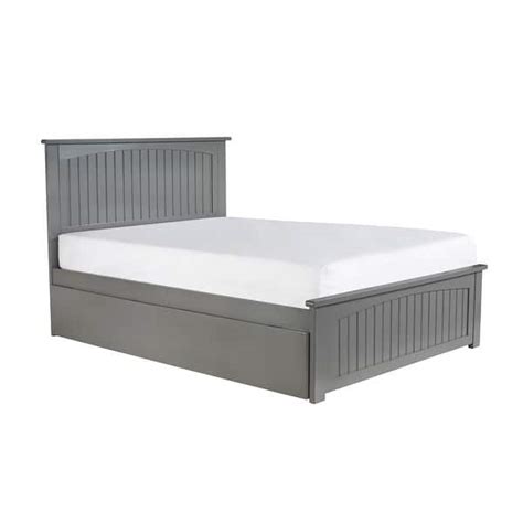 Nantucket Full Platform Bed With Matching Foot Board With Twin Size