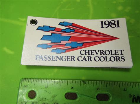 Car Paint Colors Car Colors Chevy Chevrolet Color Chip Car