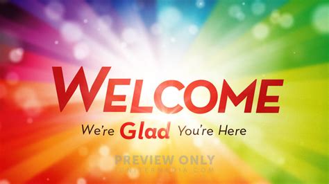 Colorful Welcome Title Graphics Igniter Media