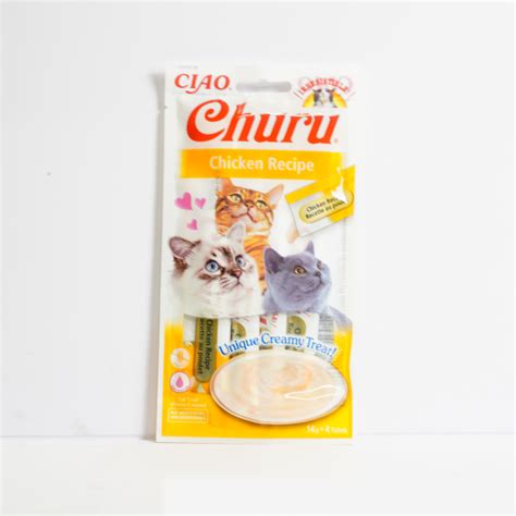 Inaba Churu Chicken Lick Able Puree Treat For Cats 14g X 4 Items