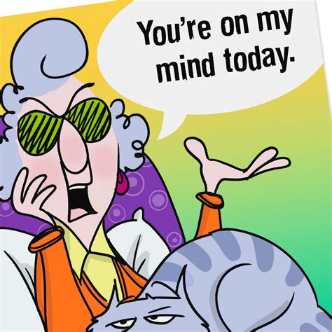 Maxine™ Everyone Is On My Nerves Funny Thinking Of You Card Greeting