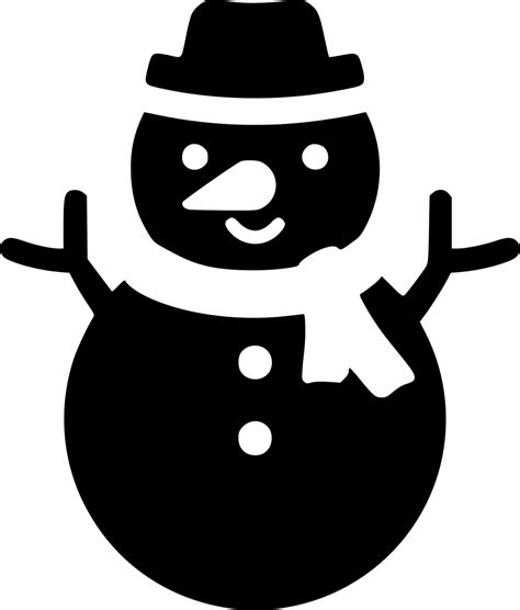 xmas snowman frozen snow svg png icon free download 550542 onlinewebfonts