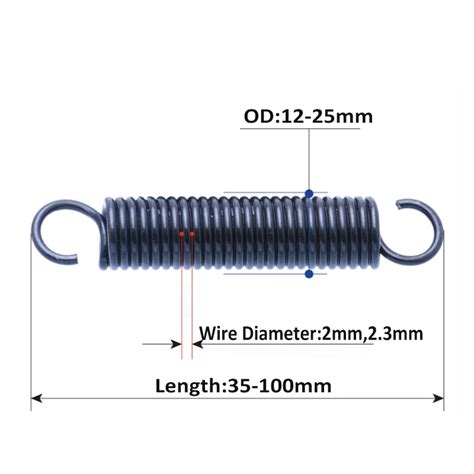 Business And Industrie Stainless Steel Extension Springs With Loop End