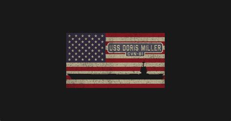 USS Doris Miller CVN 81 Future Aircraft Carrier Vintage USA American