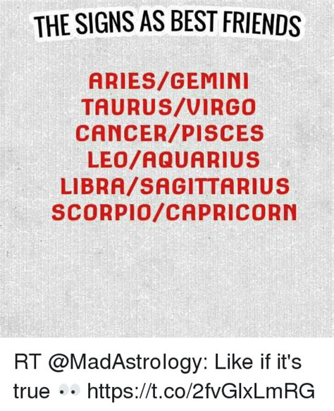 Are gemini and cancer compatible? THESIGNS AS BEST FRIENDS ARIESGEMINI TAURUSVIRGO ...