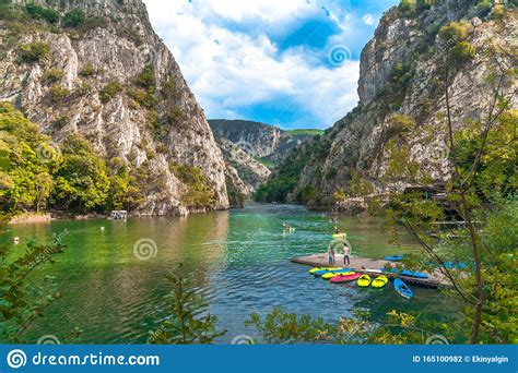Matka Canyon And Matka Lake West Of Central Skopje North Macedonia