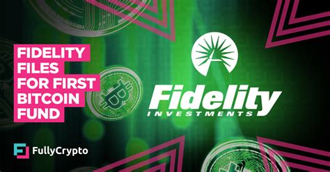 Fidelity's filing comes as bitcoin is gaining popularity among institutional investors. Fidelity Files For First Bitcoin Fund - FullyCrypto