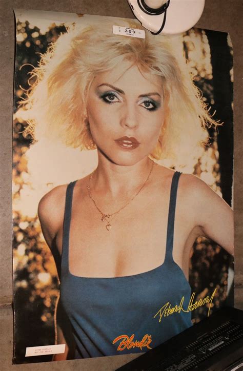 Deborah Harry Blondie Poster 1979 Giant Wall Poster New Wave Etsy Blondie Debbie Harry