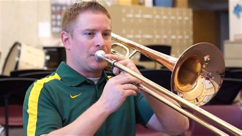 Playing Trombone Forming The Embouchure Youtube