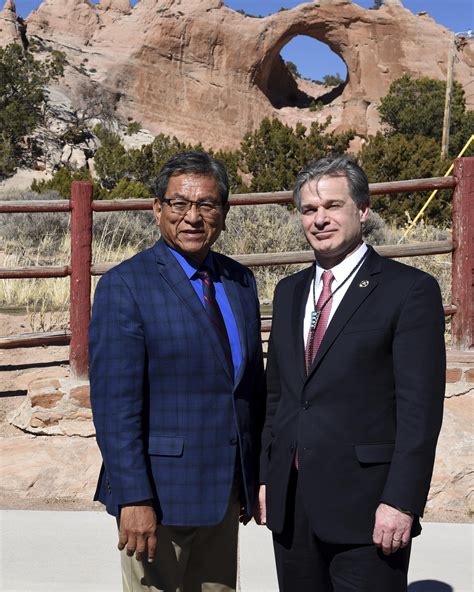 Fbi Director Makes Historic Visit To Navajo Nation The Spokesman Review