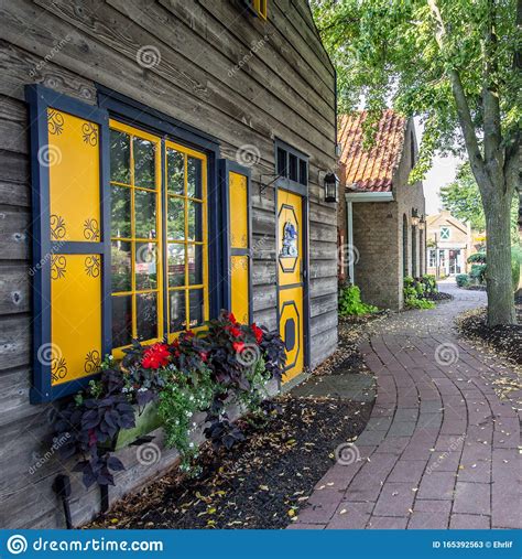 Streets Of A Dutch Village In Holland Michigan Editorial Stock Photo Image Of Outdoors