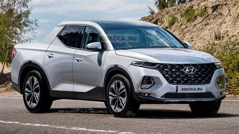 La Nueva Hyundai Santa Cruz Tendrá El Frente Del Tucson Parabrisas