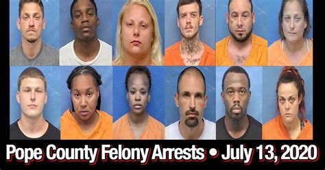 Pope County Detention Center Arreststypography