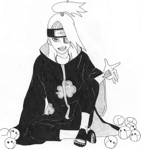 The Best Free Deidara Drawing Images Download From Free Drawings Of Deidara At GetDrawings