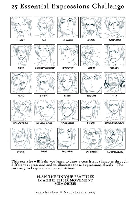 25 Essential Expression Meme Manga Drawing Tutorials Anime Drawing