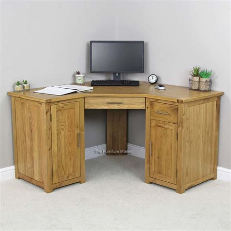 Product Of The Week London Solid Oak Corner Home Office Desk The