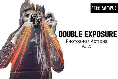 Free Double Exposure Photoshop Actions Vol3 ~ Creativetacos