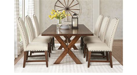 Twin Lakes Brown 5 Pc 72 In Rectangle Dining Room Wood Dining Room