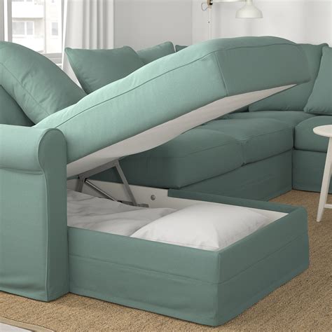 GrÖnlid Corner Sofa 5 Seat With Chaise Longue Ljungen Light Green