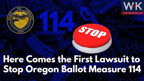 Here Comes The First Lawsuit To Stop Oregon Ballot Measure 114 Youtube