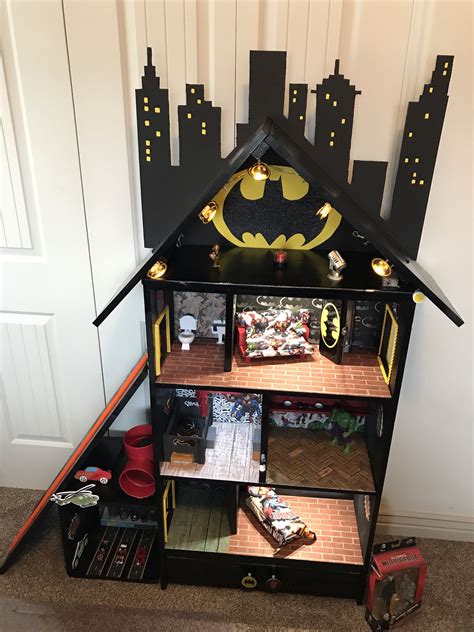 Batcave Doll House For Boys Toy House Doll House Plans