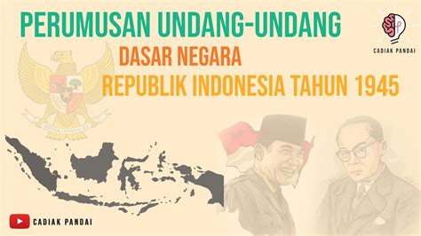 An undang is a ruling chief or territorial chief who still play an important role in the state of negeri sembilan, malaysia. Perumusan Undang-Undang Dasar Negara Republik Indonesia ...