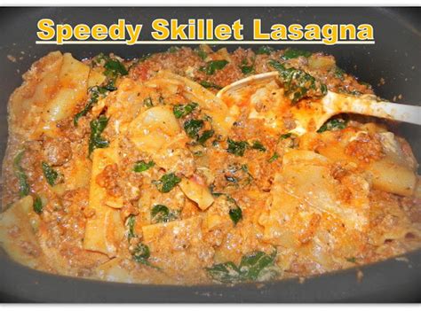 Speedy Skillet Lasagna Just A Pinch Recipes