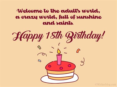 18th Birthday Wishes Happy 18th Birthday Messages And Quotes Ultra