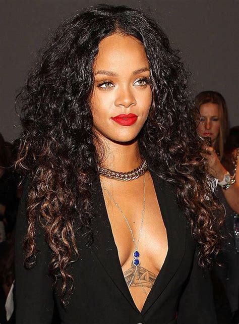 20 best rihanna short curly hair | short hairstyles. Rihanna Hairstyles Women's Long Curly Lace Front Synthetic ...