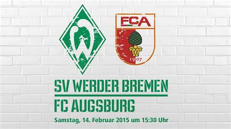 Erleben sie das bundesliga fußball spiel zwischen fc augsburg und sv werder bremen live mit berichterstattung von eurosport. SV Werder Bremen - FC Augsburg I Festung Weser-Stadion - YouTube