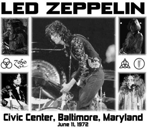 Bootleg Addiction Led Zeppelin Baltimore June 11 1972