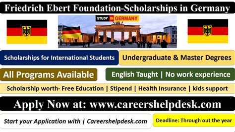 You can also apply for university of the sunshine coast scholarships fully funded in australia. Friedrich Ebert Foundation- Scholarships in Germany 2021