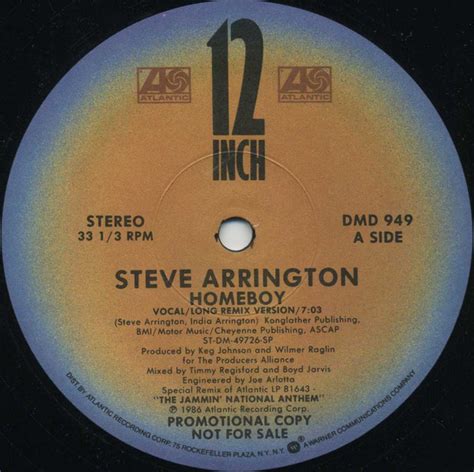 Steve Arrington Homeboy Ediciones Discogs