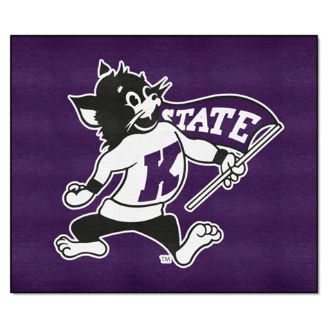 Fanmats Kansas State Wildcats Purple 5 Ft X 6 Ft Tailgater Area Rug