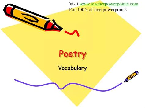 Ppt Poetry Powerpoint Presentation Free Download Id94225