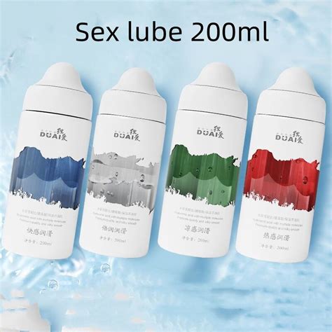 200ml Male Female Couple Sex Lubricating Fluid Water Soluble Disposable Lube Body Lubricant