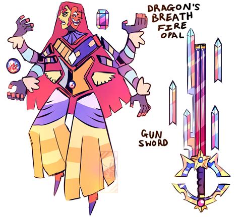 Fusion Dragons Breath Fire Opal Steven Universe Characters Steven