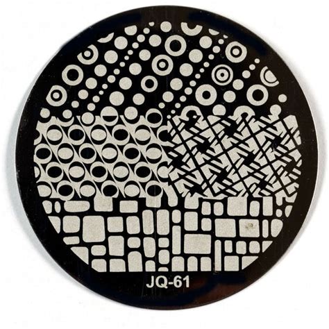 Stamping Plate Jq 61 Nail Art From Naio Nails Uk