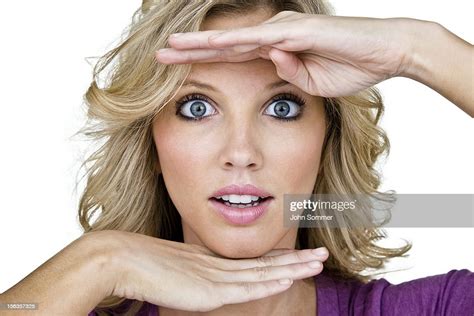 Woman With Shocked Expression High Res Stock Photo Getty Images