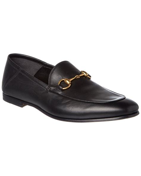 Gucci Brixton Horsebit Leather Loafer In Black For Men Lyst Uk