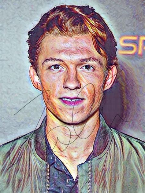 Welcome to tom holland fan, your first and ultimate source dedicated to the talented british actor, tom holland. Tom Holland Drawing Print #TOM1 (With images) | Tom ...