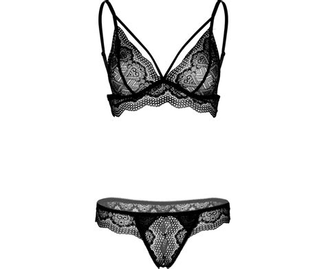 Daring Intimates Black Lace Lingerie Set Sexystyleeu