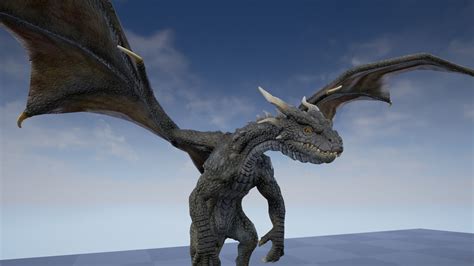 Mountain Dragon In Characters Ue Marketplace