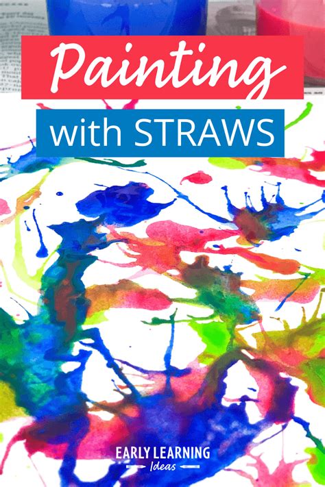 How To Create An Amazing Blow Painting With Straws