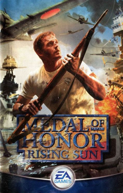 Medal Of Honor Rising Sun 2003 Playstation 2 Box Cover Art Mobygames