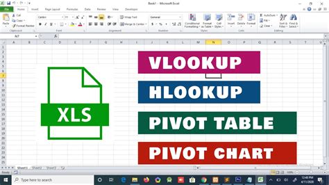 Excel Vlookup Hlookup Pivot Table Pivot Chart Tutorial Part 2